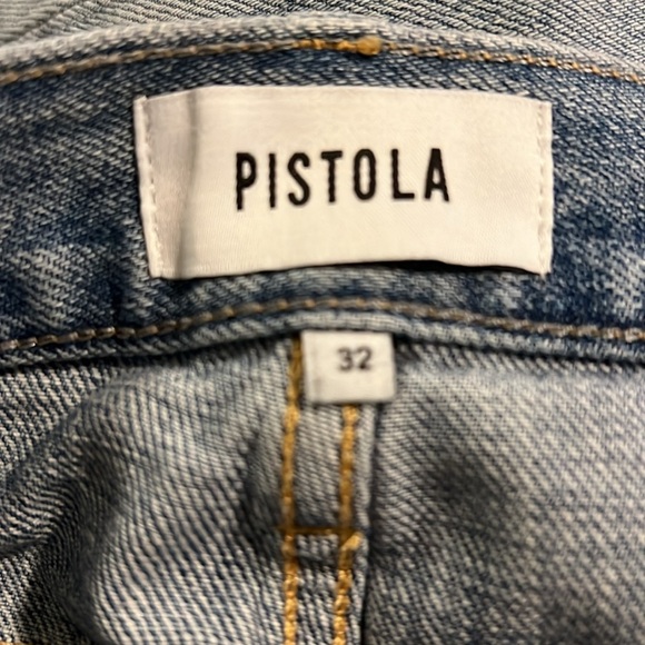 Pistola Utility Ruby High-Rise Wide Palazzo Jeans Size 32 (10-12) Wide Leg - Picture 5 of 7